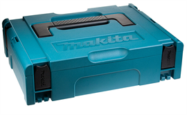 Makita MakPac str. 1 systainer m. indlæg til batterier og lader